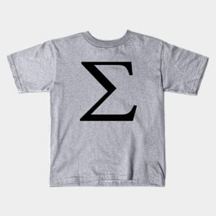 Sigma Greek Letter Kids T-Shirt